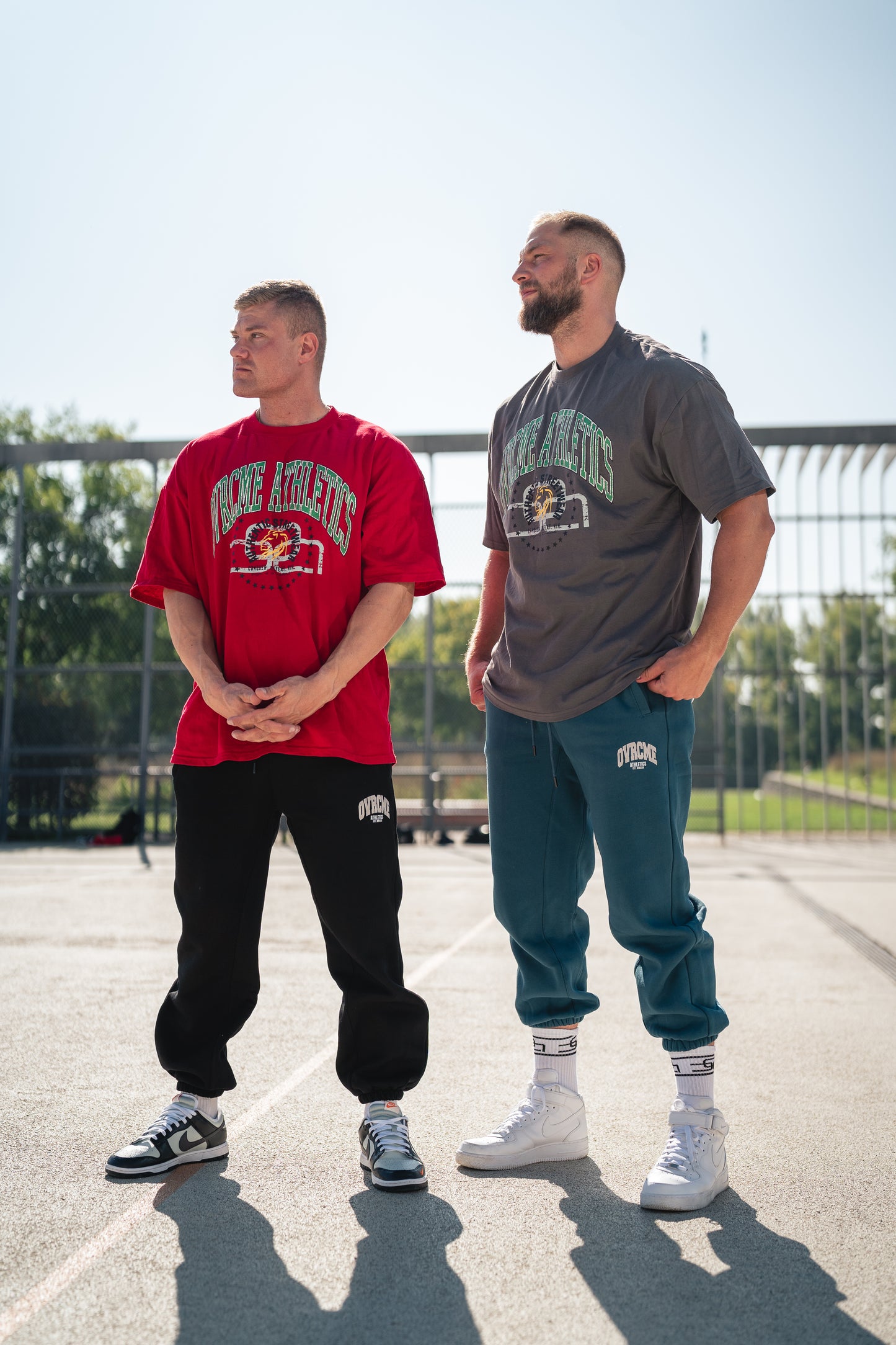 DROP02 C.D.W. Collection Oversize T Shirt Design III (fire-red) - OVRCME ATHLETICS
