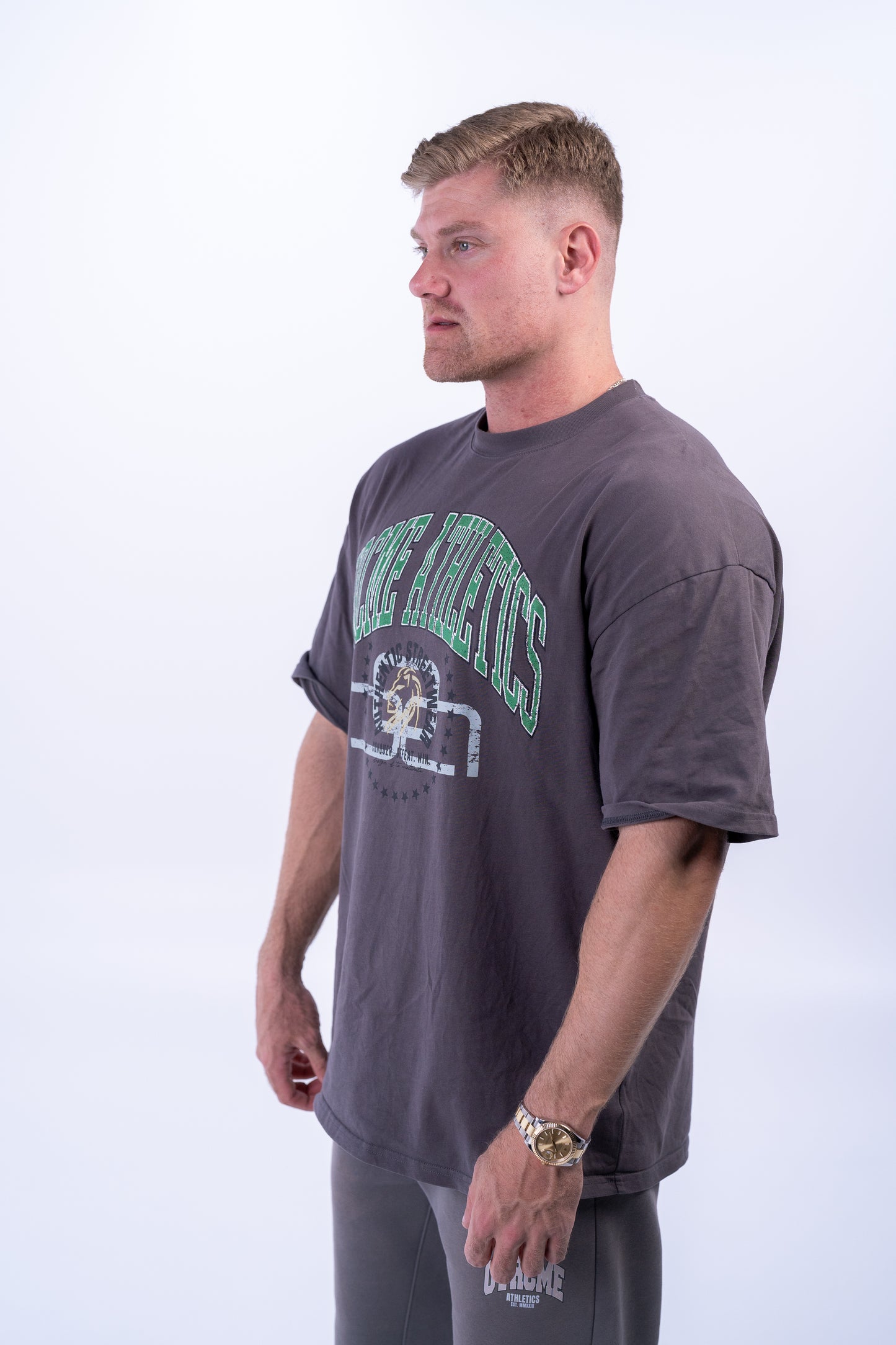DROP02 C.D.W. Collection Oversize T Shirt Design III (dark-grey) - OVRCME ATHLETICS
