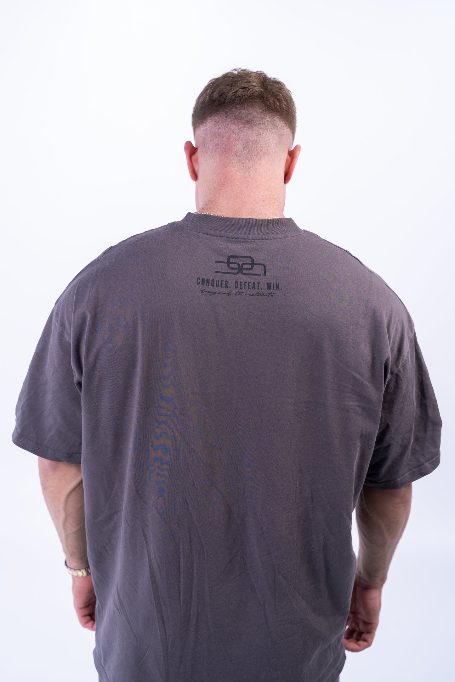 DROP02 C.D.W. Collection Oversize T Shirt Design III (dark-grey) - OVRCME ATHLETICS