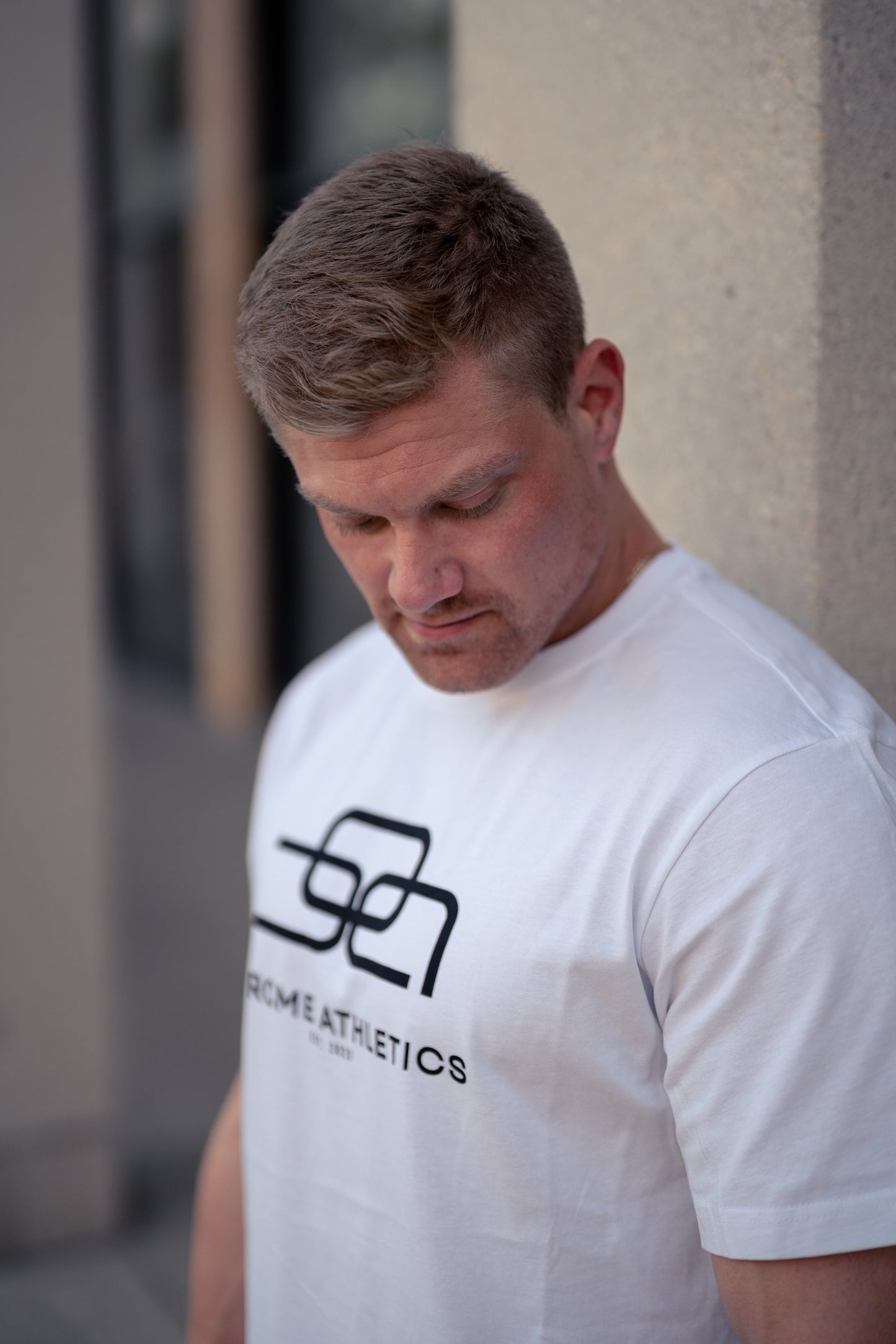 DROP01 Basic T Shirt v1 white - OVRCME ATHLETICS