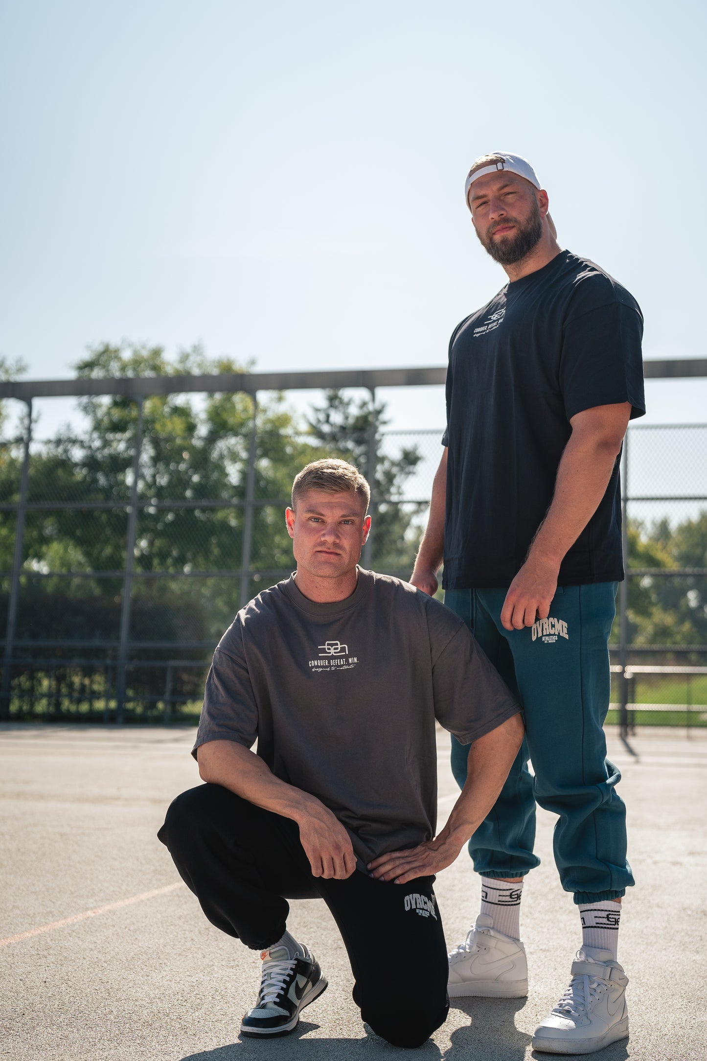 DROP02 C.D.W. Collection Oversize T Shirt Design IV (dark-grey) - OVRCME ATHLETICS