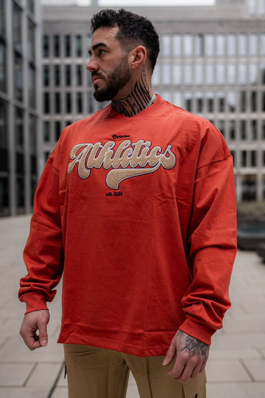 OCA Streetstyle Vintage Long Sleeve (reddish red) - OVRCME ATHLETICS