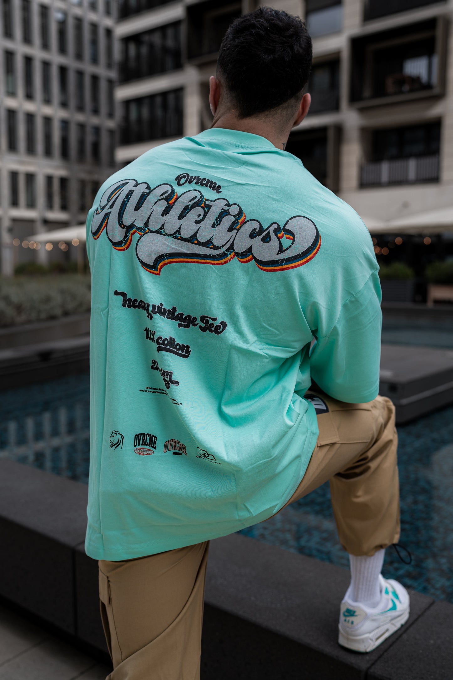 OCA Streetstyle Vintage T Shirt (türkis) - OVRCME ATHLETICS