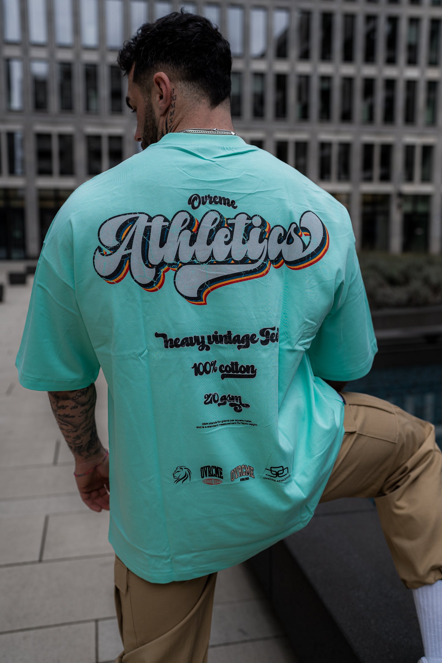 OCA Streetstyle Vintage T Shirt (türkis) - OVRCME ATHLETICS