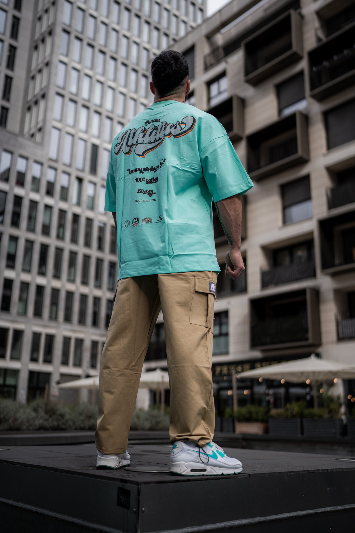 OCA Streetstyle Vintage T Shirt (türkis) - OVRCME ATHLETICS