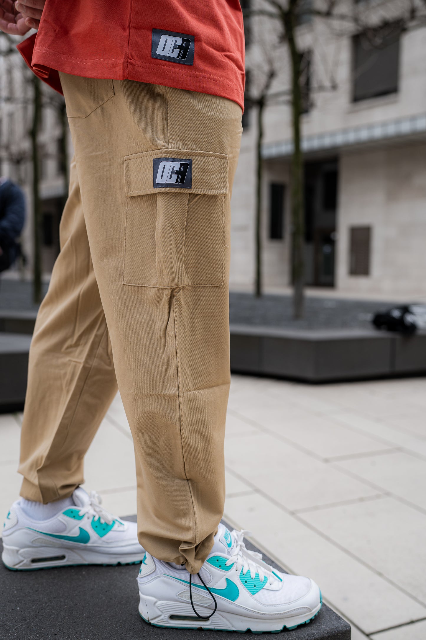 OCA Streetstyle lightweight Stretch Cargo-Pant (beige) - OVRCME ATHLETICS