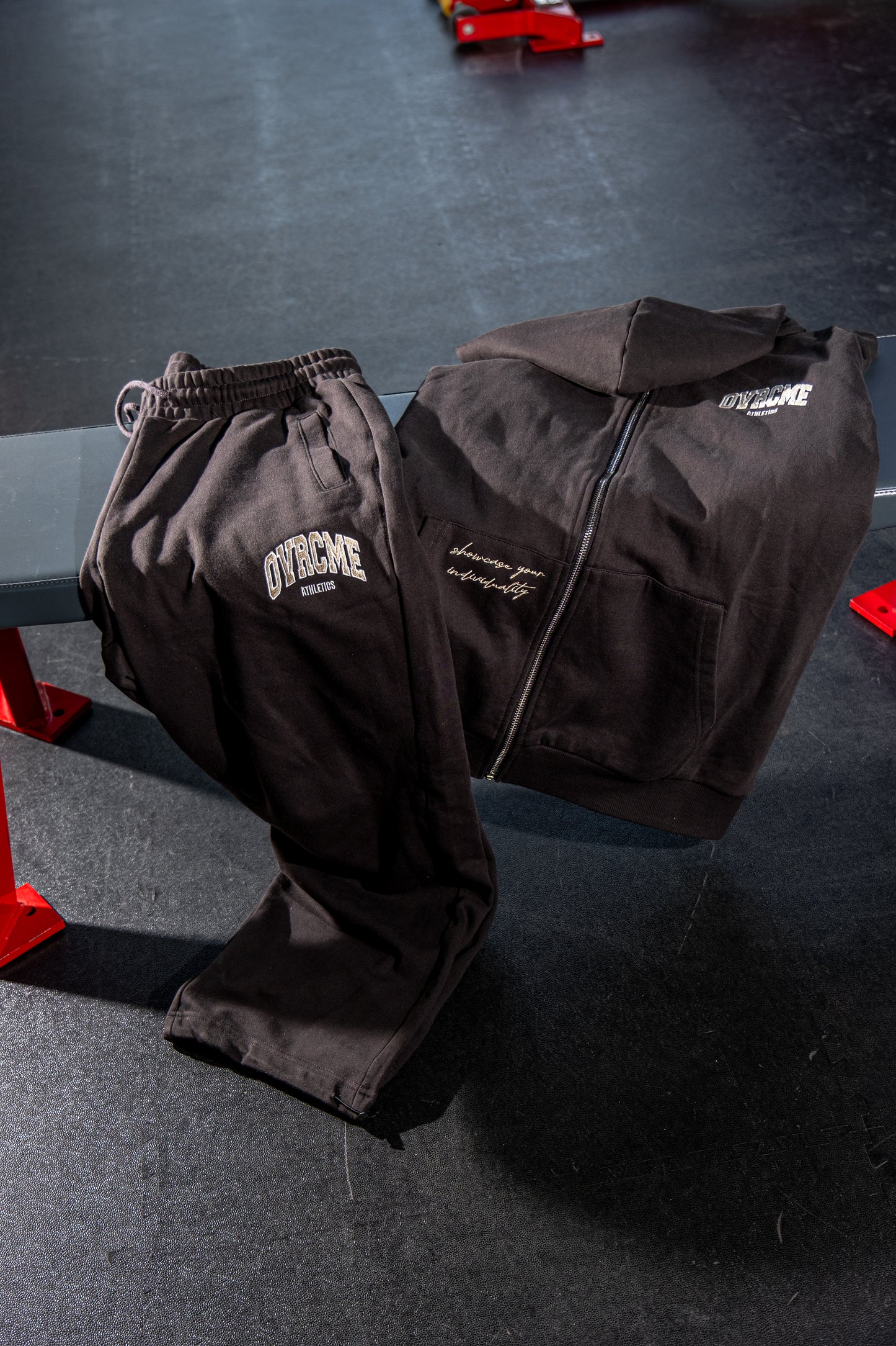 STATEMENT lightweight Jogger (asphalt grey) - OVRCME ATHLETICS