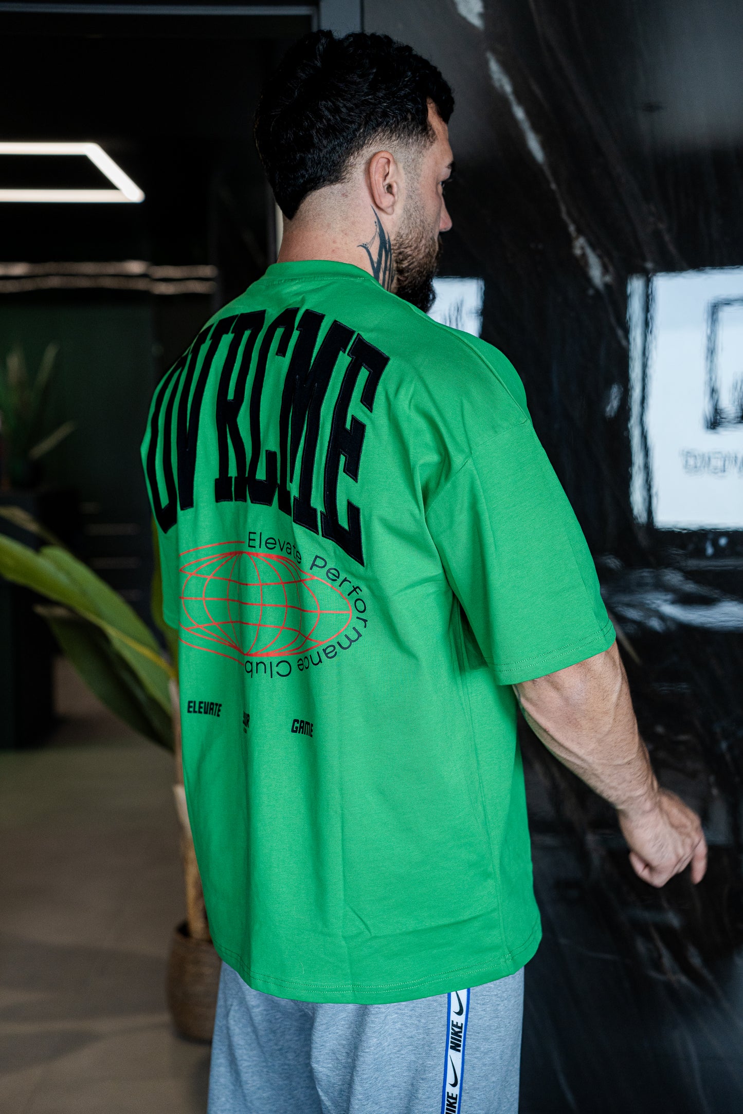 ELEVATE PERFORMANCE CLUB T Shirt (venom-green) - OVRCME ATHLETICS