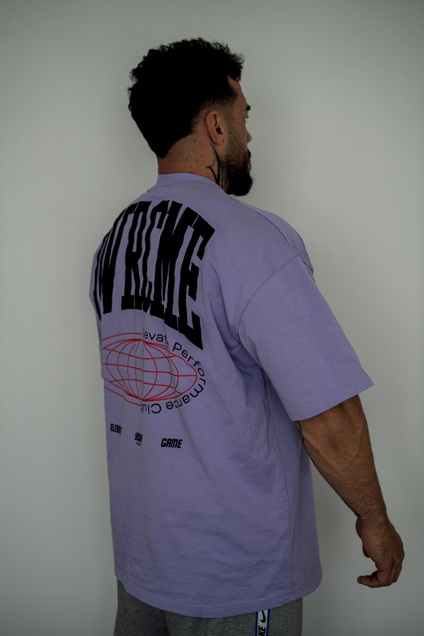 ELEVATE PERFORMANCE CLUB T Shirt (light-purple) - OVRCME ATHLETICS