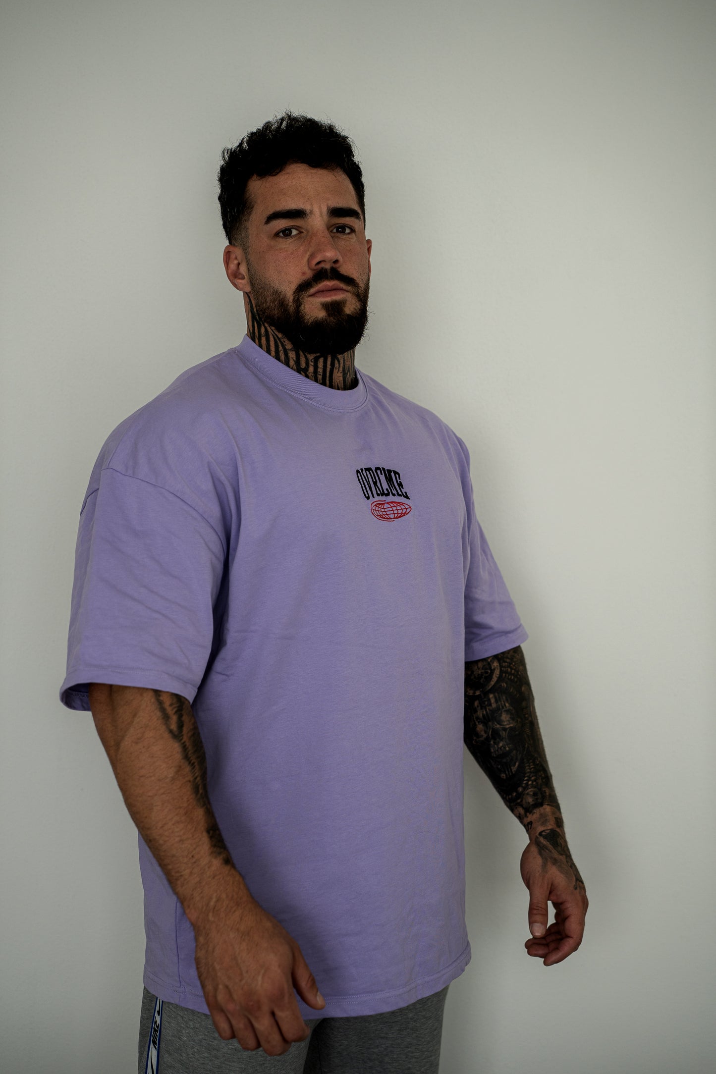 ELEVATE PERFORMANCE CLUB T Shirt (light-purple) - OVRCME ATHLETICS