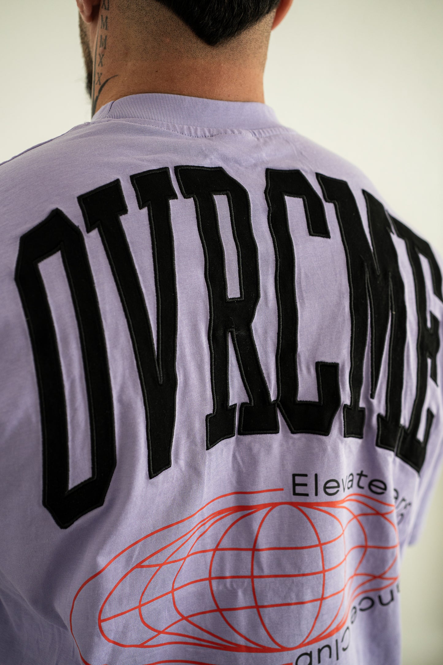 ELEVATE PERFORMANCE CLUB T Shirt (light-purple) - OVRCME ATHLETICS