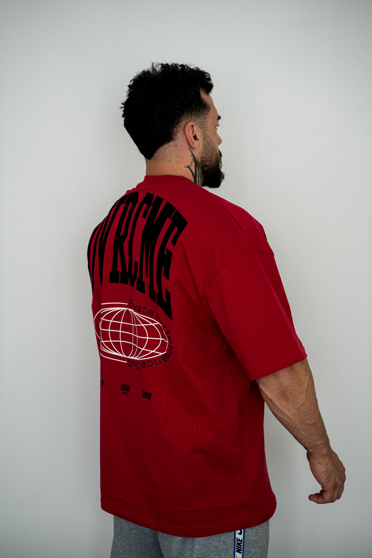 ELEVATE PERFORMANCE CLUB T Shirt (inferno-red) - OVRCME ATHLETICS