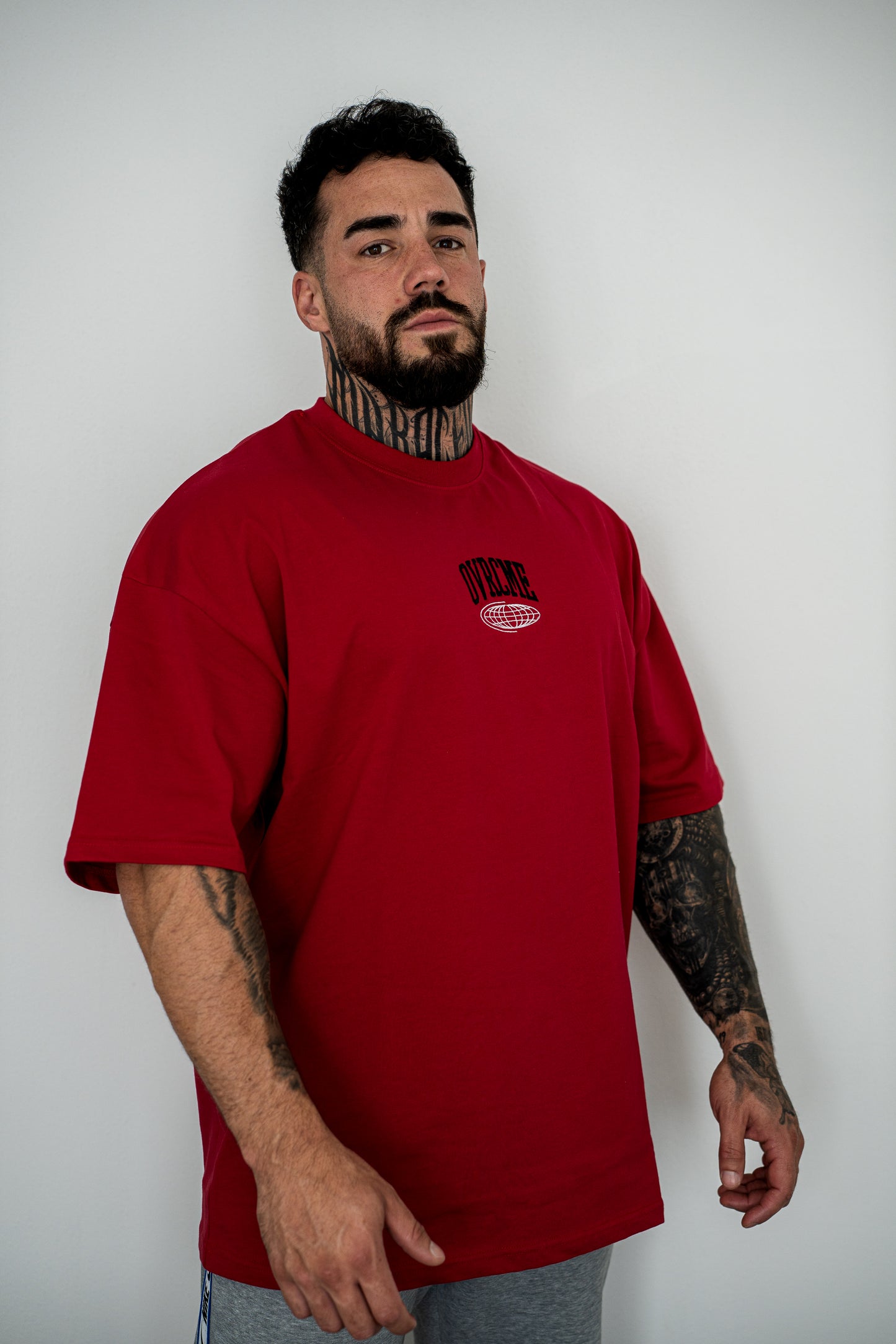 ELEVATE PERFORMANCE CLUB T Shirt (inferno-red) - OVRCME ATHLETICS