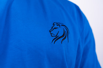 DROP03 Become the Lion Collection Back Statement Shirt (ocean) - OVRCME ATHLETICS