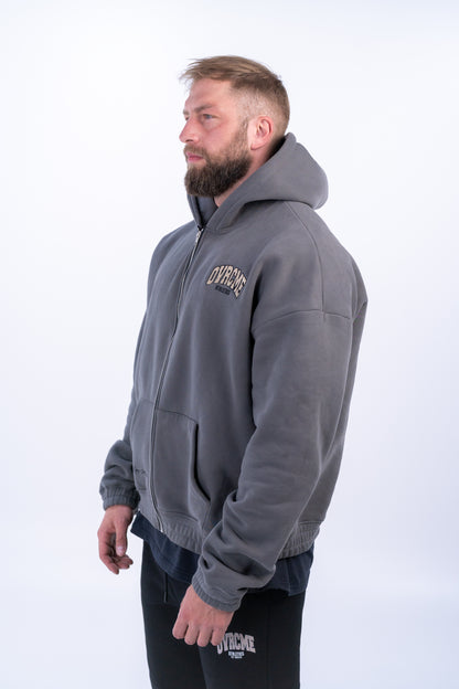 DROP03 OVRCME STATEMENT Premium ZIP Hoody (anthrazit) - OVRCME ATHLETICS