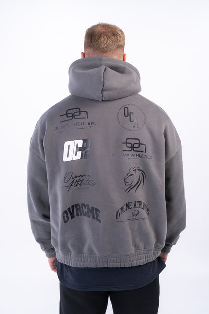 DROP03 OVRCME STATEMENT Premium ZIP Hoody (anthrazit) - OVRCME ATHLETICS