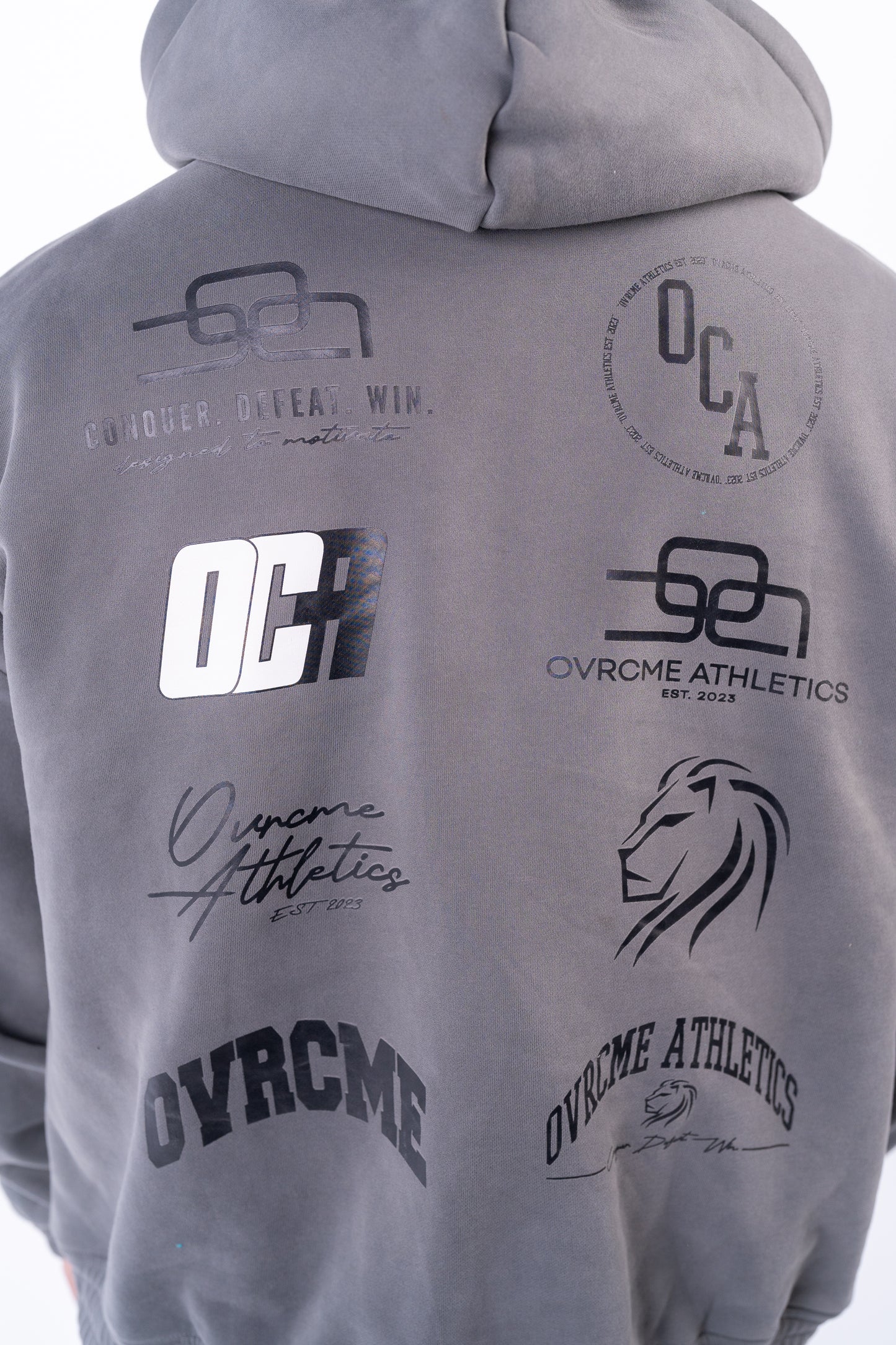 DROP03 OVRCME STATEMENT Premium ZIP Hoody (anthrazit) - OVRCME ATHLETICS