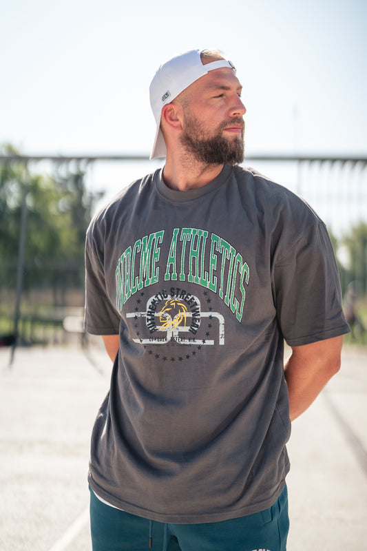 DROP02 C.D.W. Collection Oversize T Shirt Design III (dark-grey) - OVRCME ATHLETICS