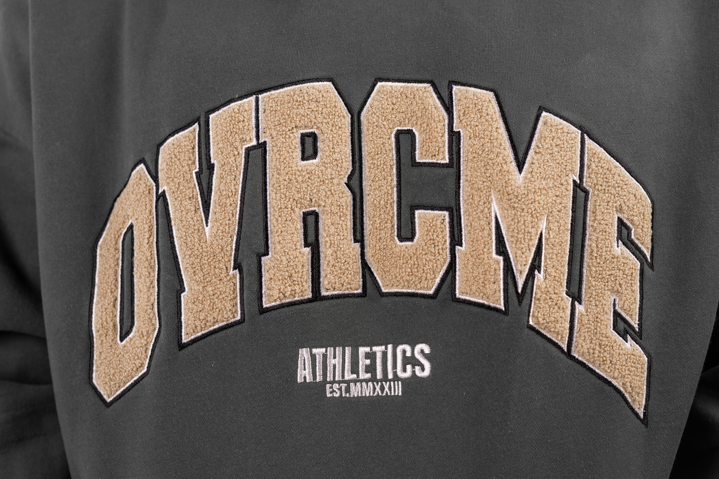 DROP02 DUST-GREEN OVRCME Premium STATEMENT Hoody - OVRCME ATHLETICS