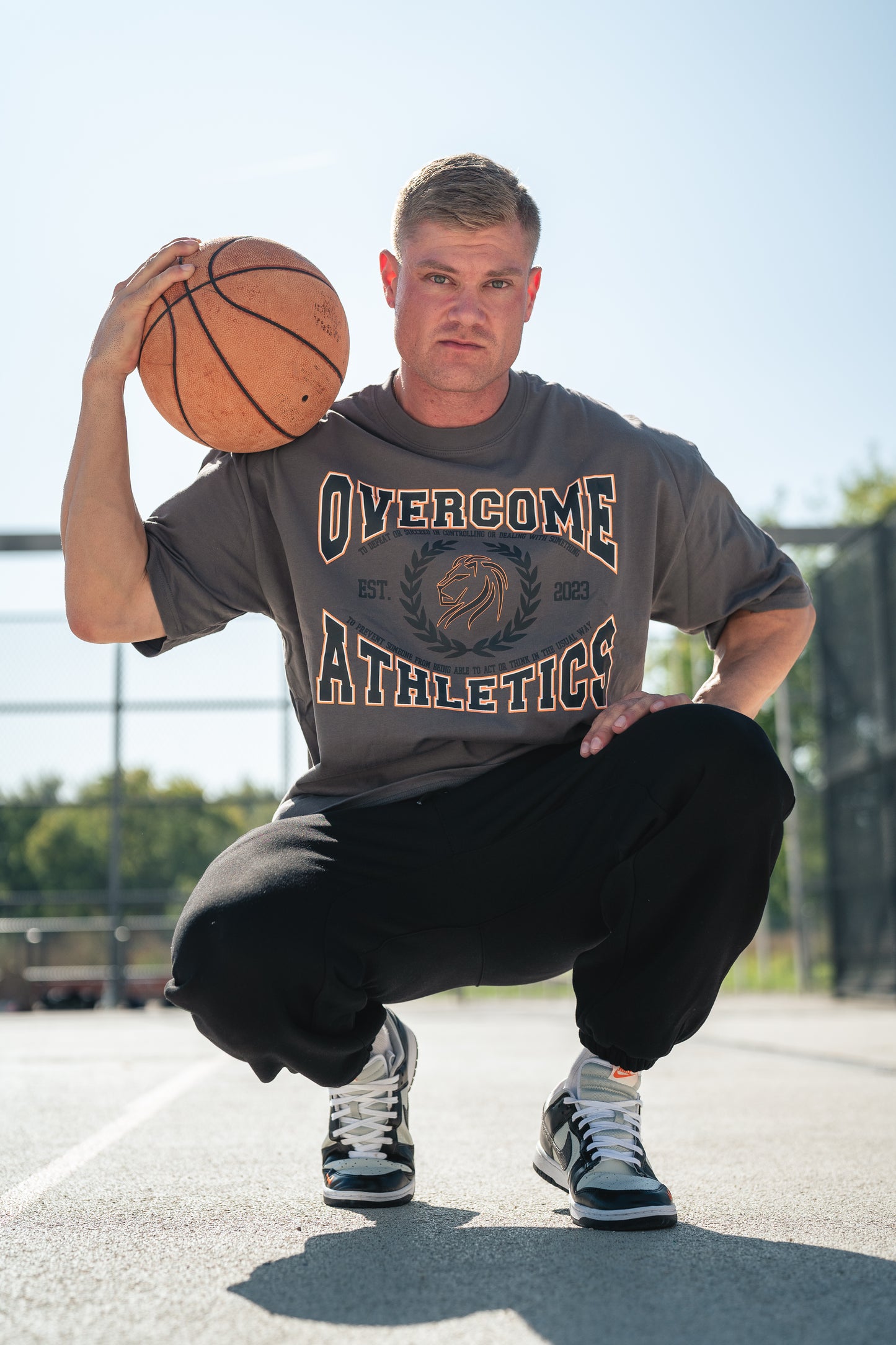 DROP02 C.D.W. Collection Oversize T Shirt Design I (dark-grey) - OVRCME ATHLETICS