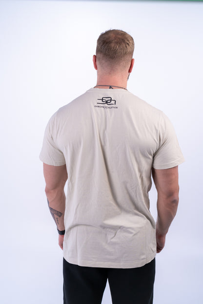 DROP01 Basic T Shirt v1 sand - OVRCME ATHLETICS