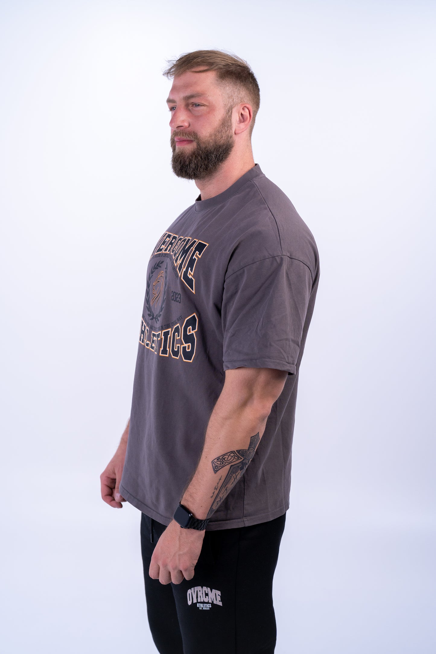 DROP02 C.D.W. Collection Oversize T Shirt Design I (dark-grey) - OVRCME ATHLETICS