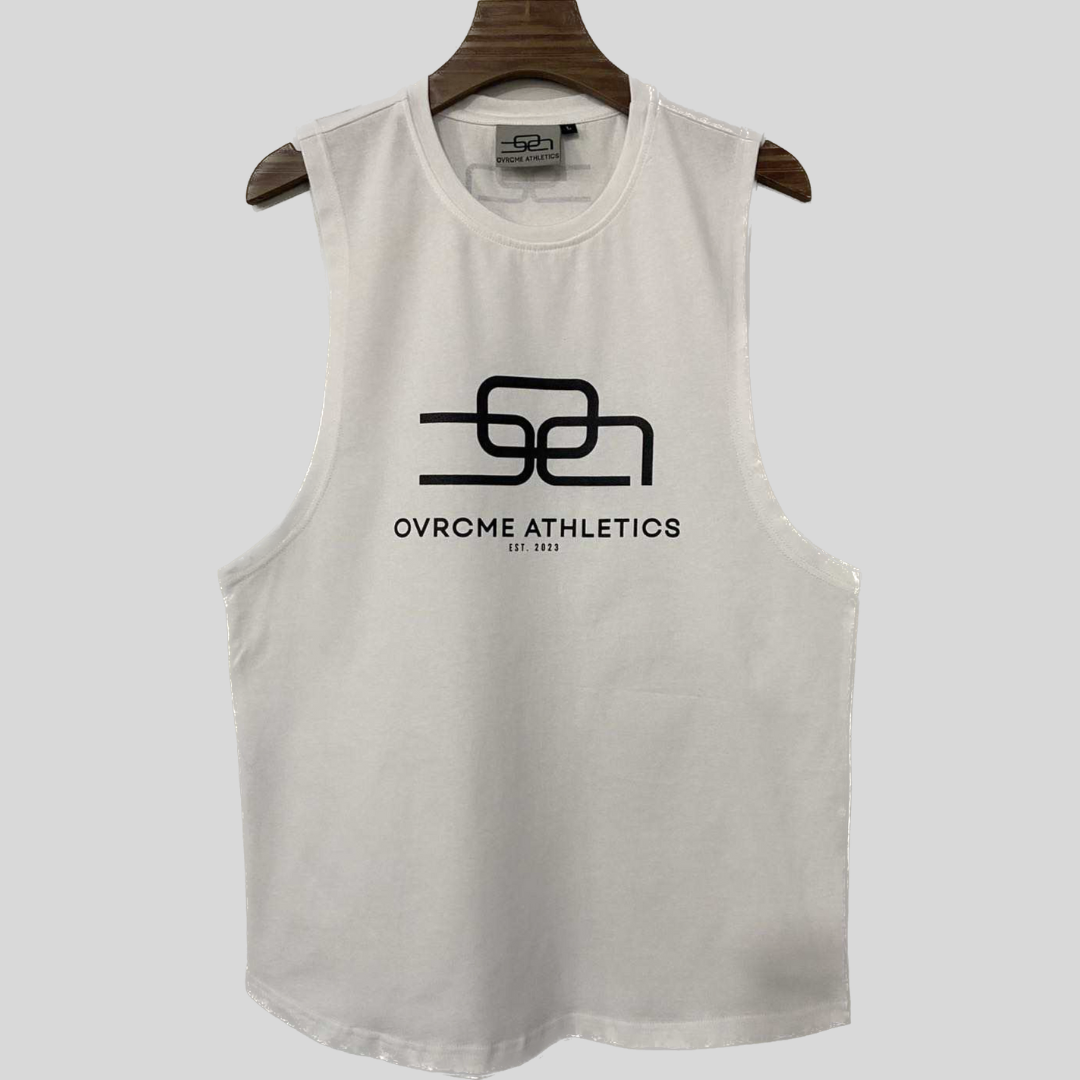 SUMMER-DROP Basic Tank-Top white - OVRCME ATHLETICS