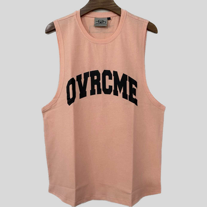 SUMMER-DROP STATEMENT Tank-Top róse - OVRCME ATHLETICS