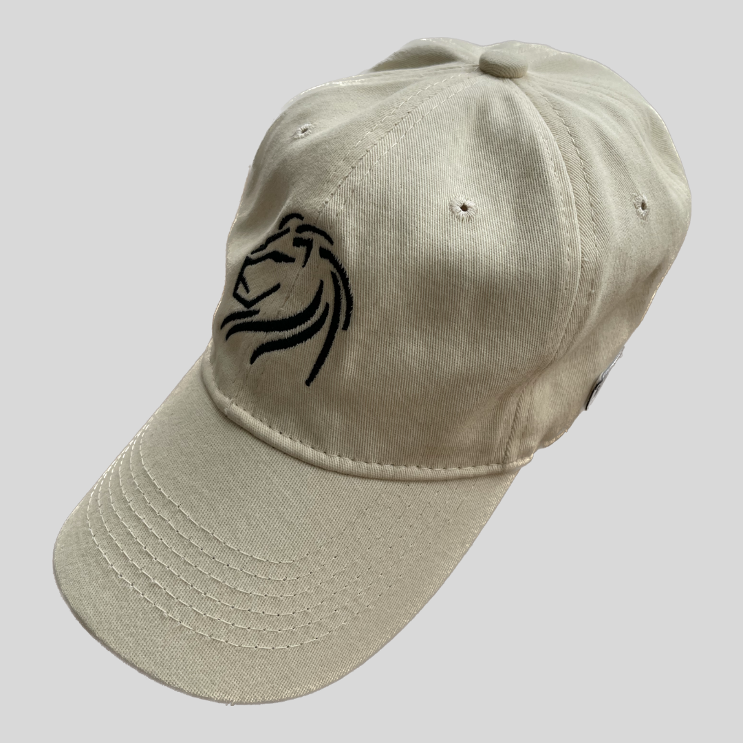 SUMMER-DROP Become the Lion Baseball Cap sand - OVRCME ATHLETICS