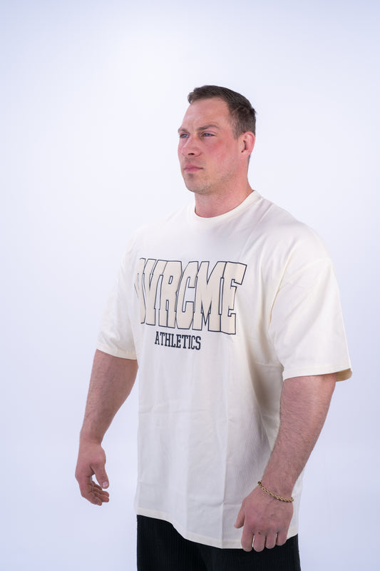 DROP03 Become the Lion Collection Front Statement Shirt (sand) - OVRCME ATHLETICS