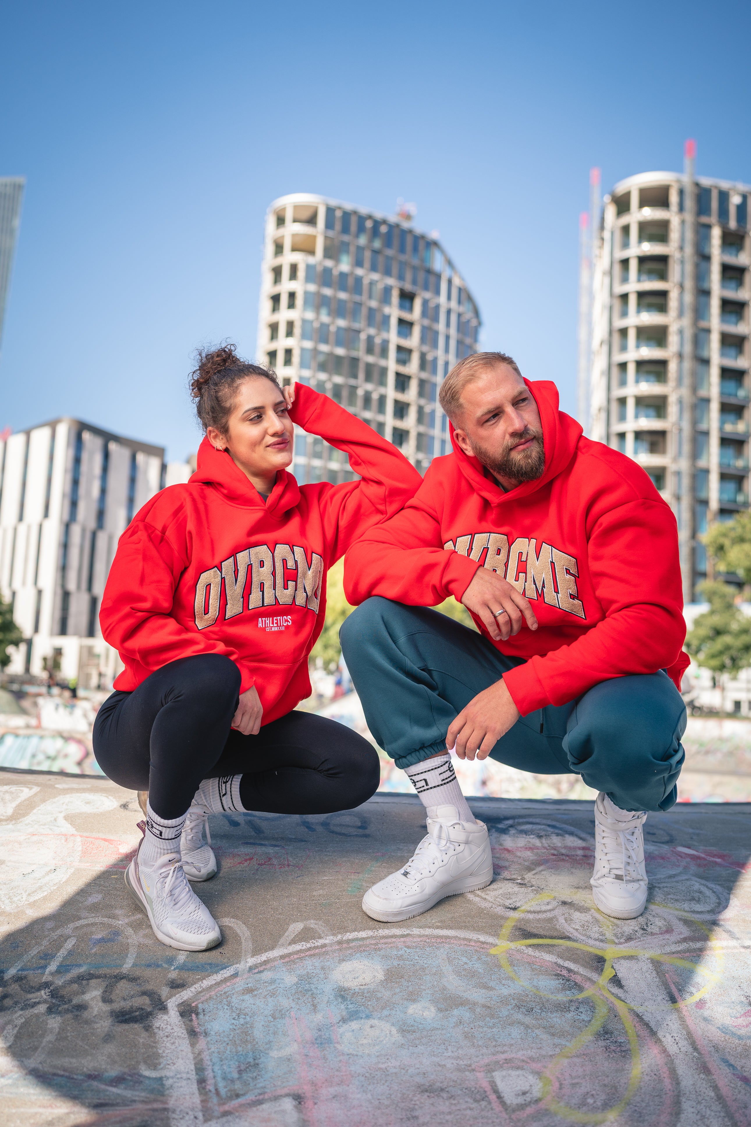 DROP02 FIRE-RED OVRCME Premium Hoody – OVRCME ATHLETICS