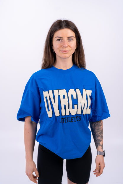 DROP03 Become the Lion Collection Front Statement Shirt (ocean) - OVRCME ATHLETICS