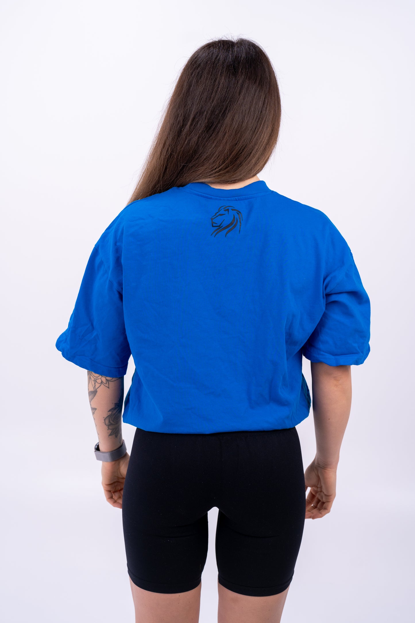 DROP03 Become the Lion Collection Front Statement Shirt (ocean) - OVRCME ATHLETICS