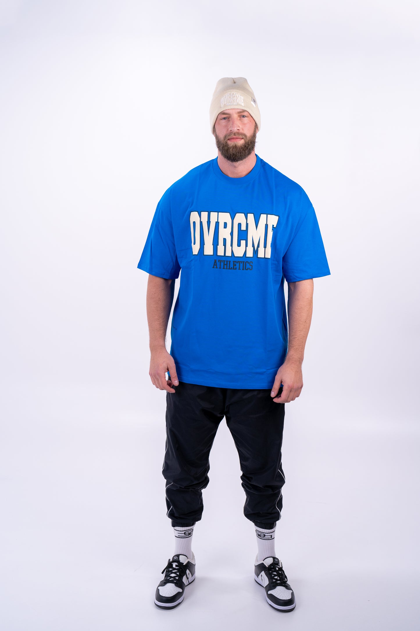 DROP03 Become the Lion Collection Front Statement Shirt (ocean) - OVRCME ATHLETICS