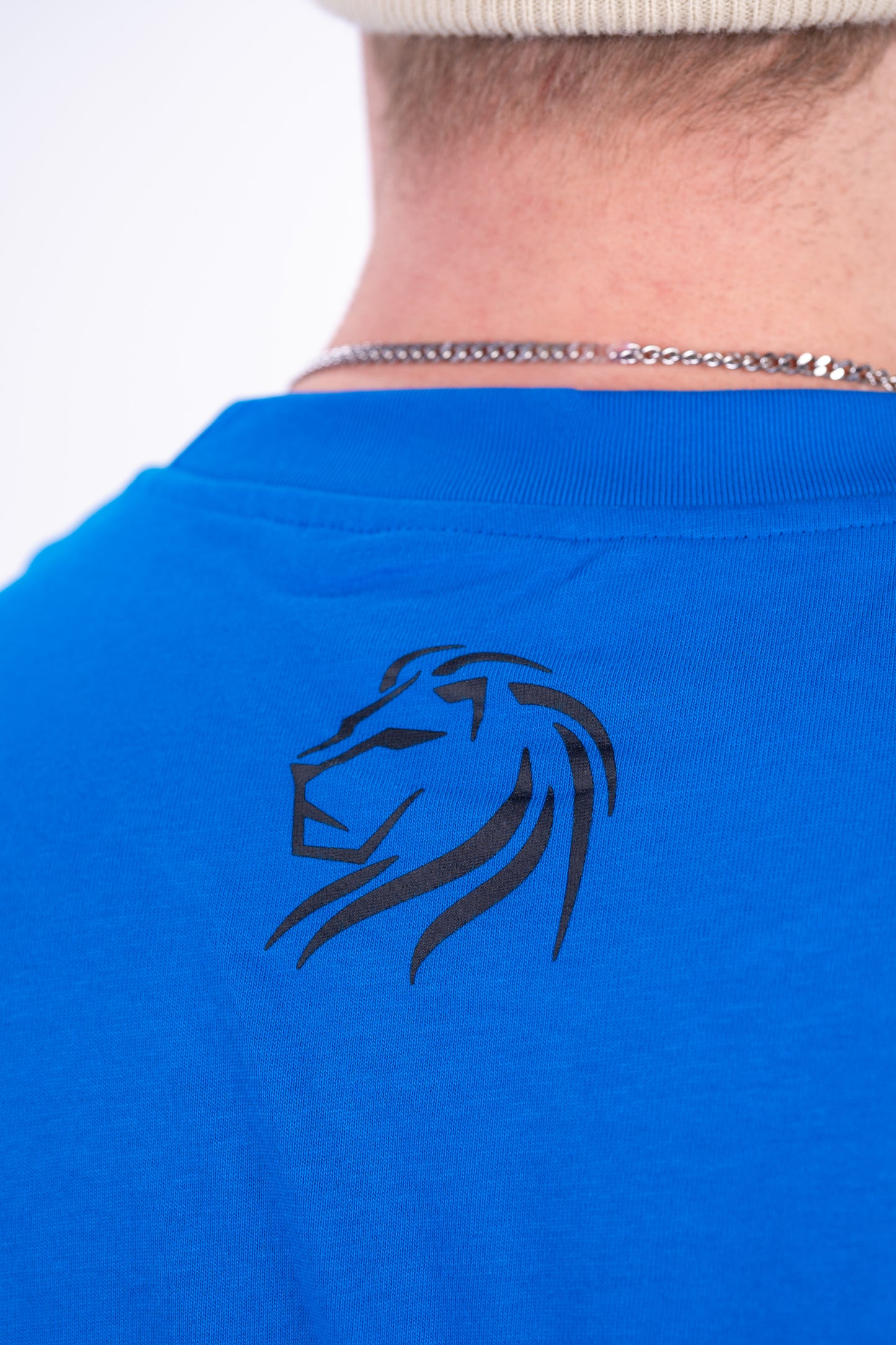 DROP03 Become the Lion Collection Front Statement Shirt (ocean) - OVRCME ATHLETICS