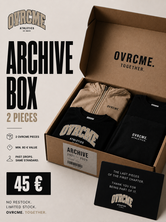 OVRCME ARCHIVE BOX — 2 PIECES