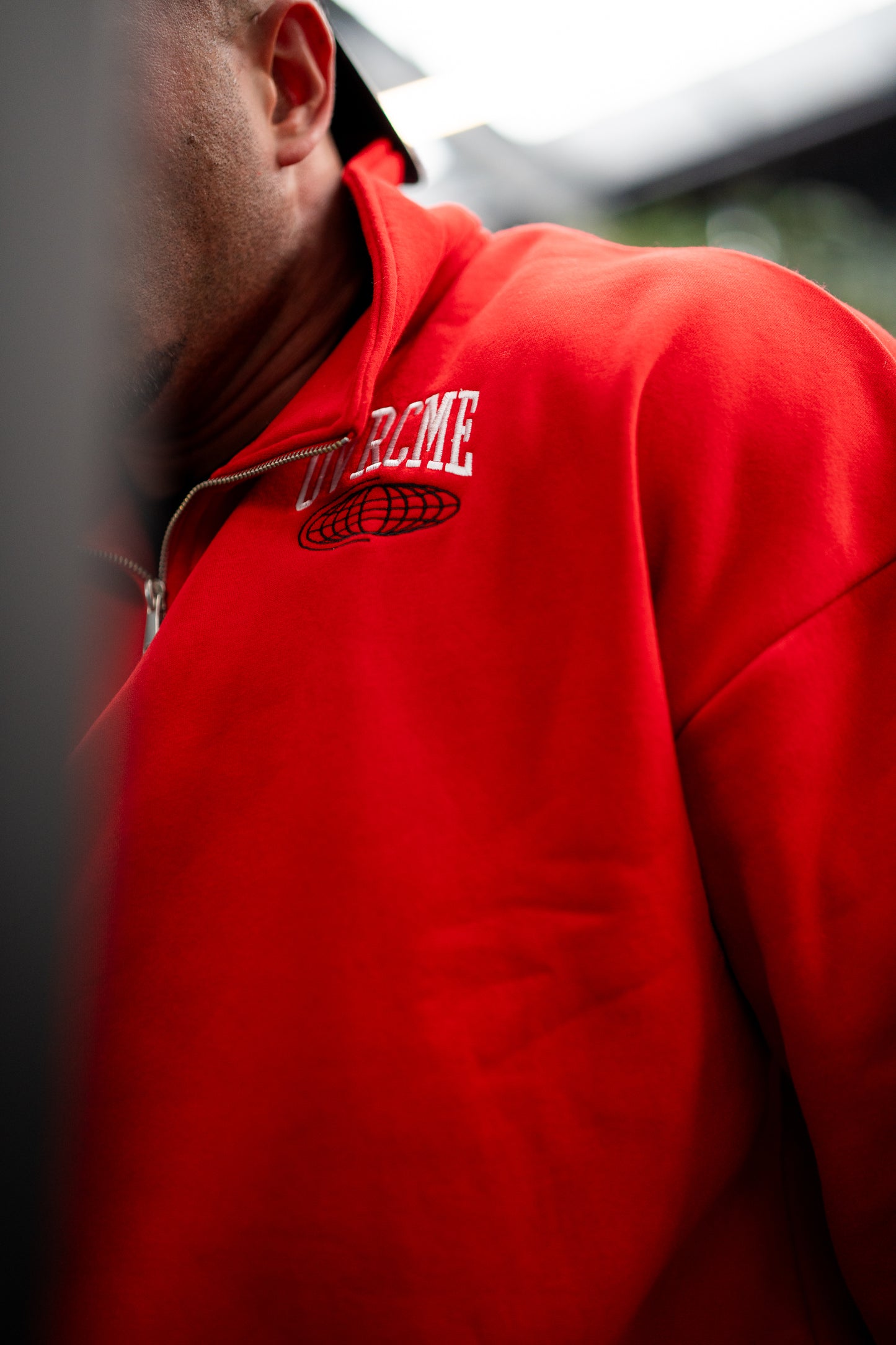 ELEVATE Performance Club 1/4 ZIP-Pullover (inferno-red)