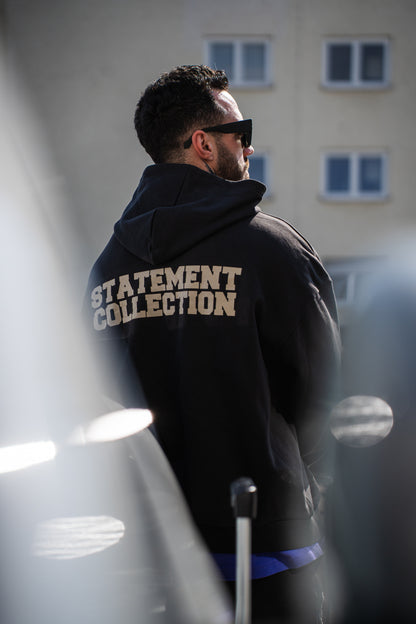 STATEMENT lightweight ZIP Hoody (asphalt grey)