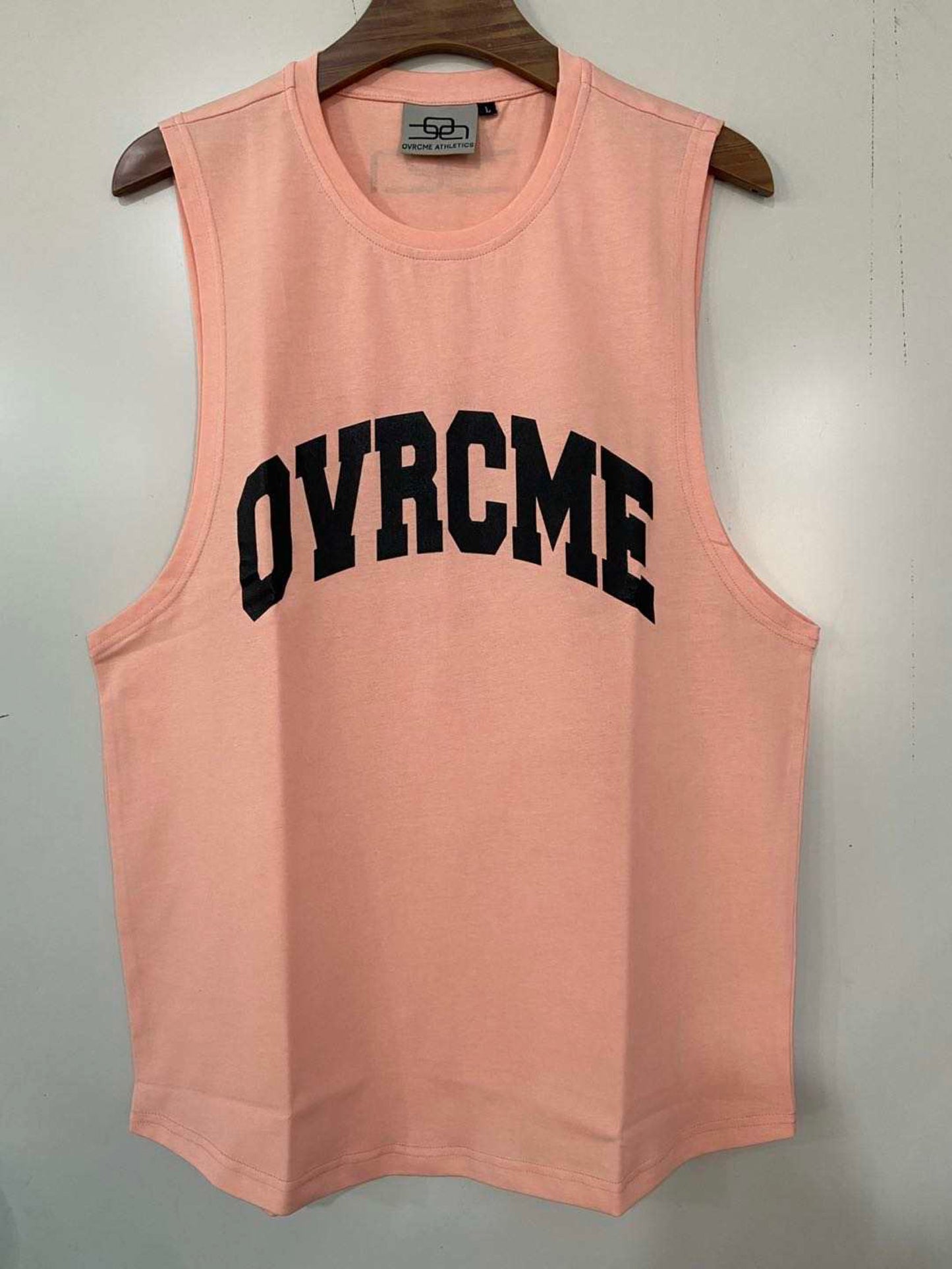 SUMMER-DROP STATEMENT Tank-Top róse - OVRCME ATHLETICS