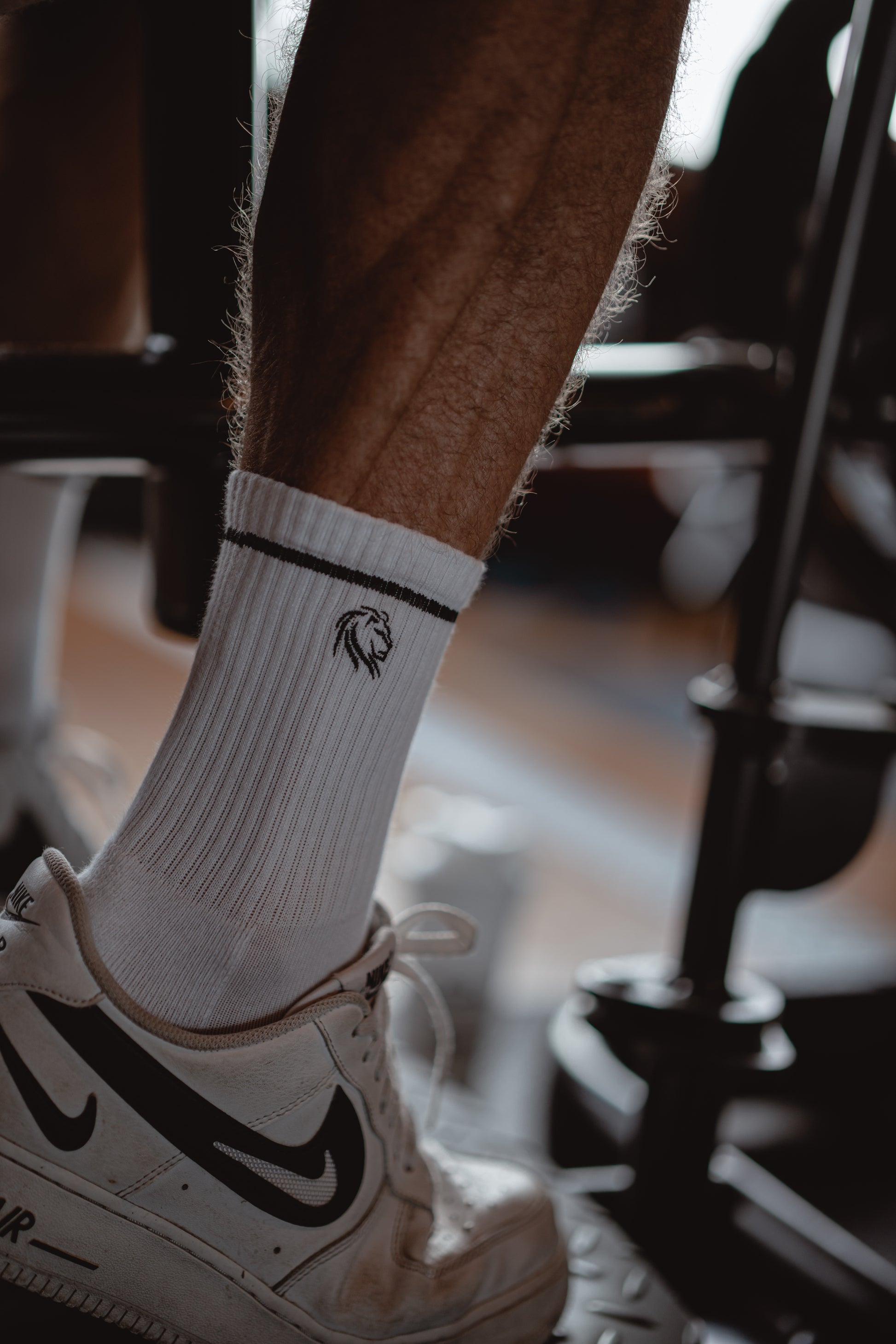 DROP03 Become the Lion Crew-Socks - OVRCME ATHLETICS