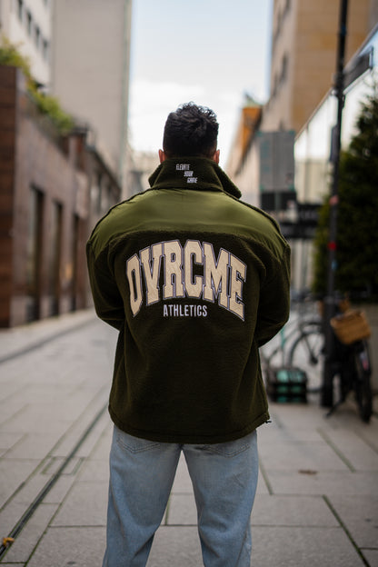 STATEMENT Fleece-Jacke (dust-green) - OVRCME ATHLETICS