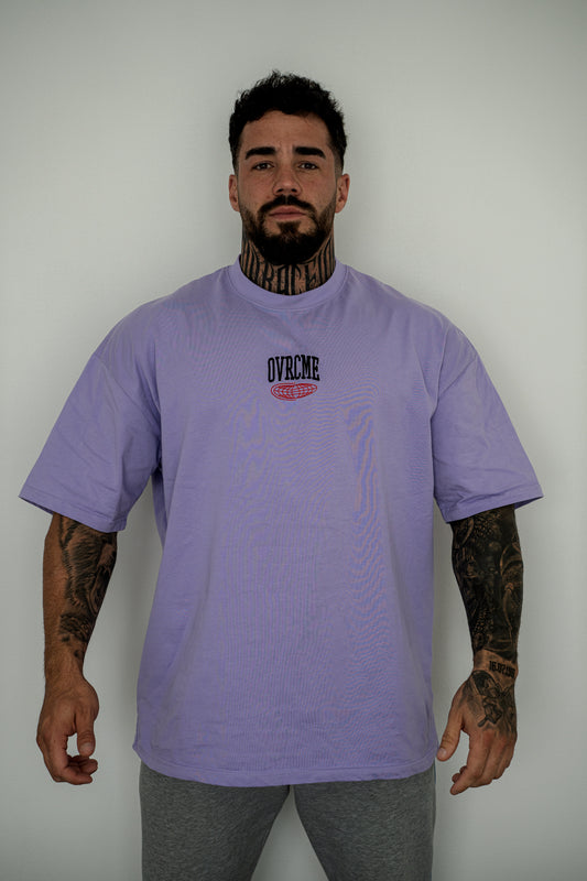 ELEVATE PERFORMANCE CLUB T Shirt (light-purple) - OVRCME ATHLETICS