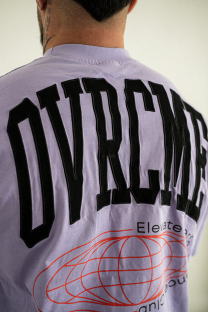 ELEVATE PERFORMANCE CLUB T Shirt (light-purple) - OVRCME ATHLETICS