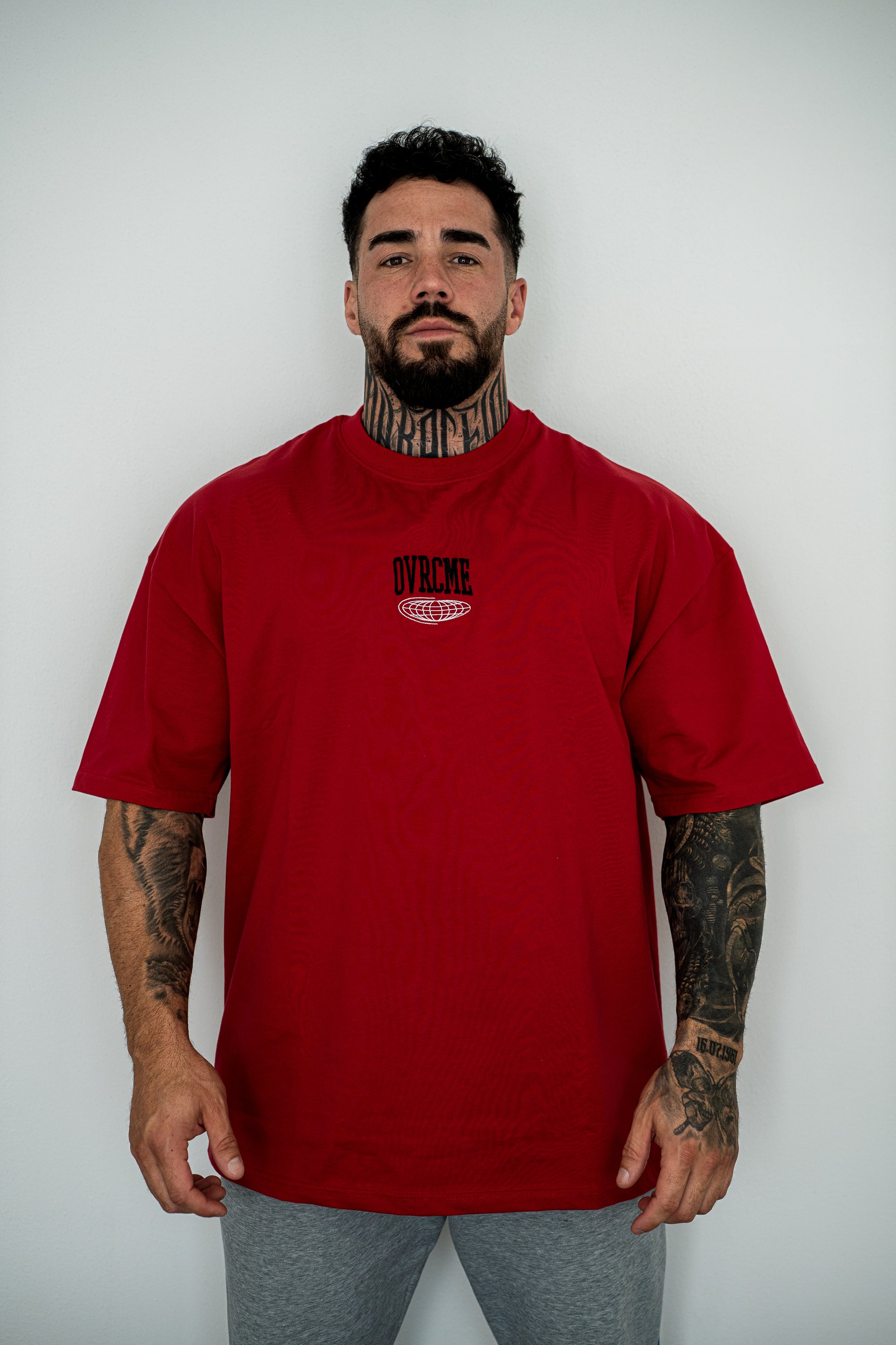 ELEVATE PERFORMANCE CLUB T Shirt (inferno-red) - OVRCME ATHLETICS