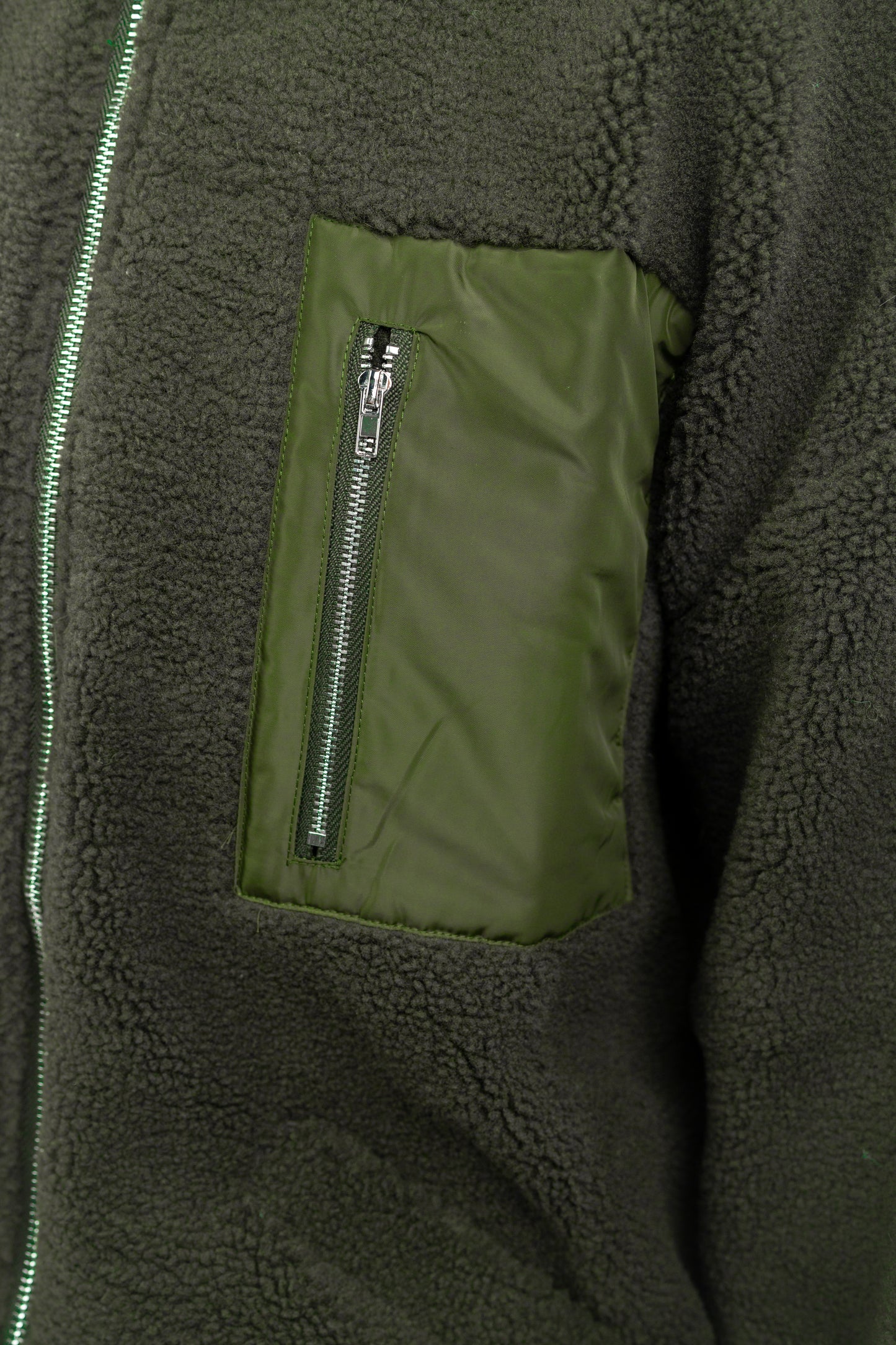 STATEMENT Fleece-Jacke (dust-green) - OVRCME ATHLETICS