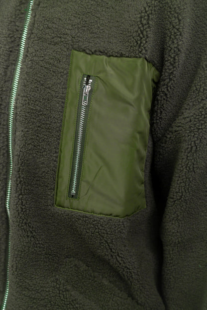 STATEMENT Fleece-Jacke (dust-green) - OVRCME ATHLETICS