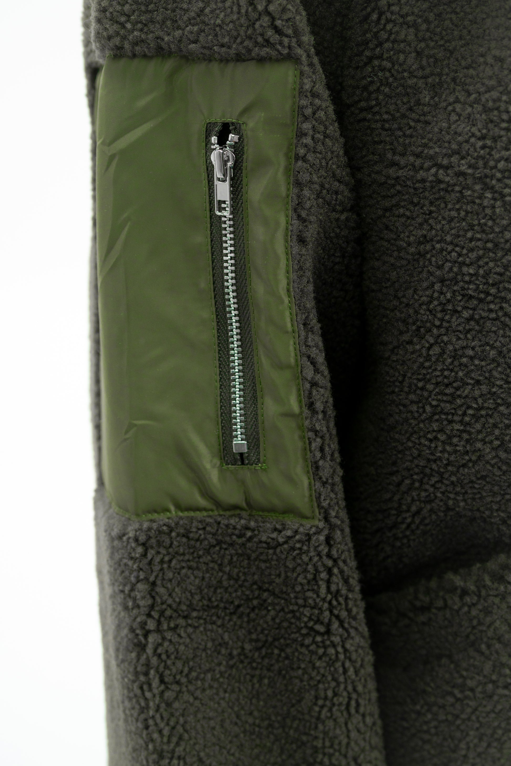 STATEMENT Fleece-Jacke (dust-green) - OVRCME ATHLETICS