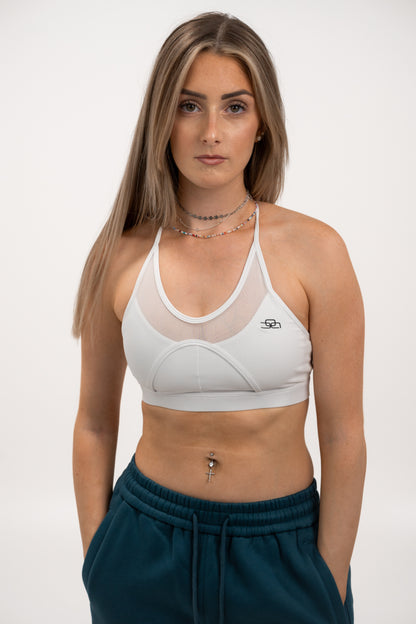 ELEVATE Intense Sports Bra (white) - OVRCME ATHLETICS