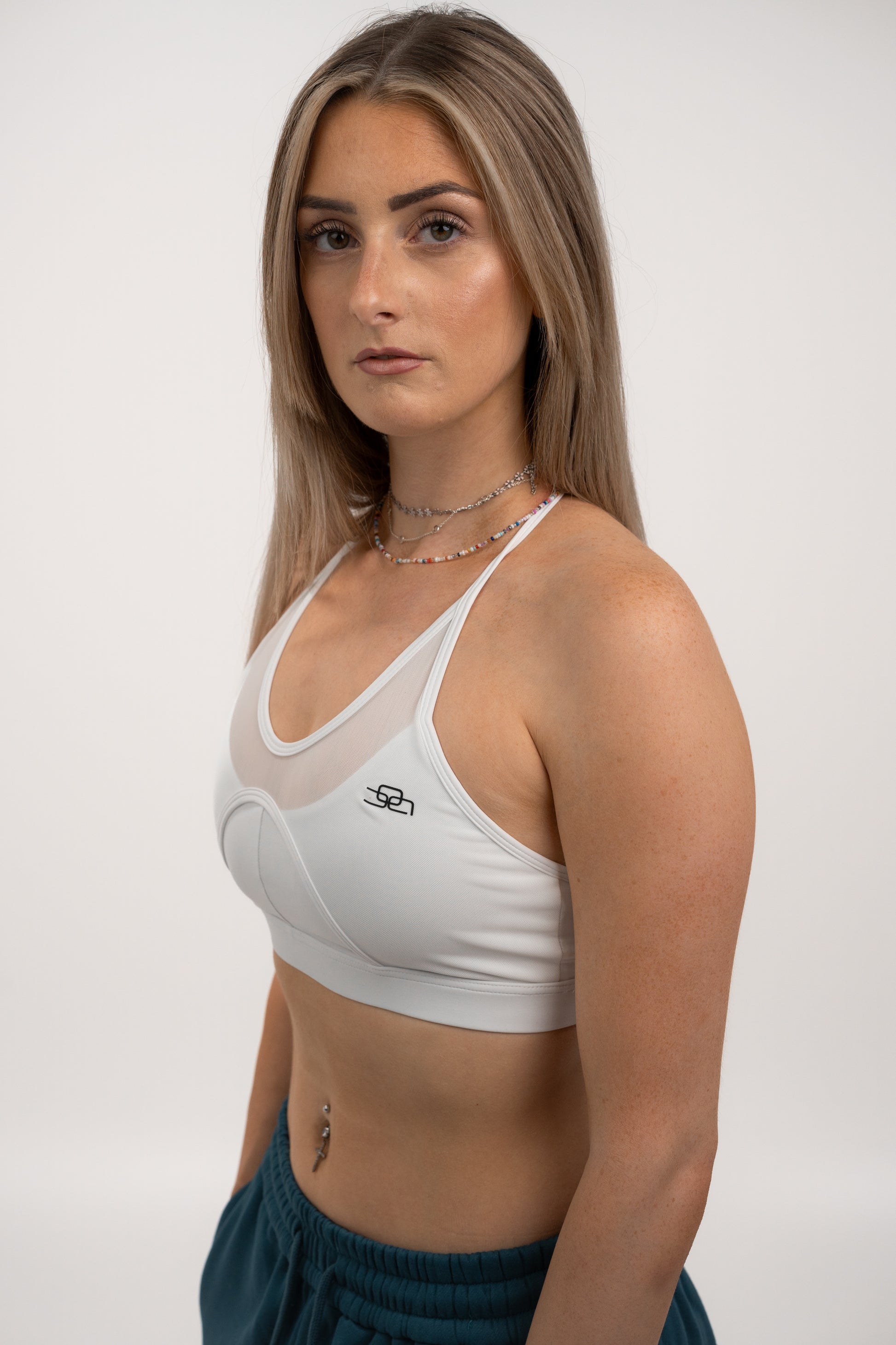 ELEVATE Intense Sports Bra (white) - OVRCME ATHLETICS