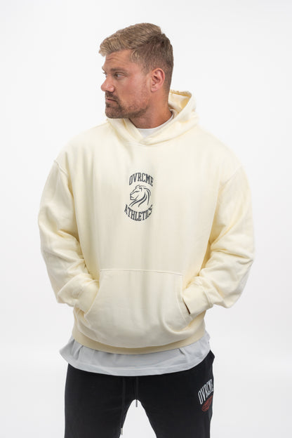 Become the Lion Clean-Hoody (mustard-yellow) - OVRCME ATHLETICS